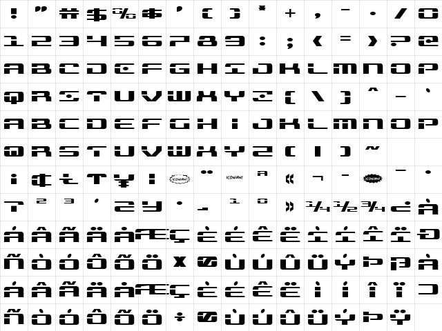 Troopers Expanded Expanded Character Map Troopers Expanded Expanded Character Map