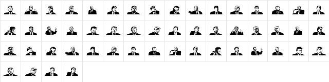 Trumpolina Regular Character Map