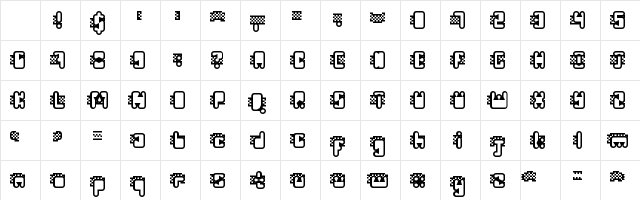 Turbineable Regular Character Map