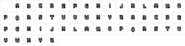 Tuyaux Regular Character Map Tuyaux Regular Character Map