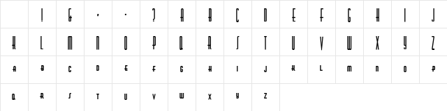 Nickodemus-Extremus Regular Character Map