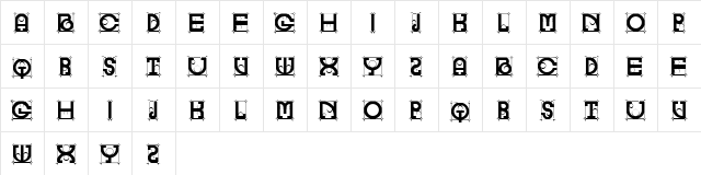 Untitled Regular Character Map