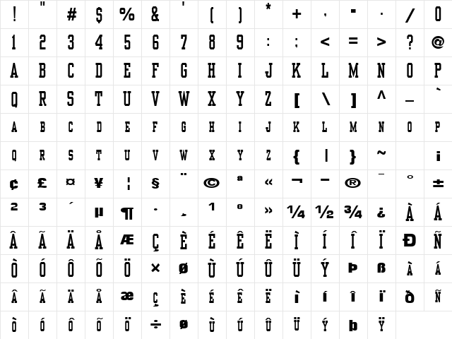 Use Regular Character Map