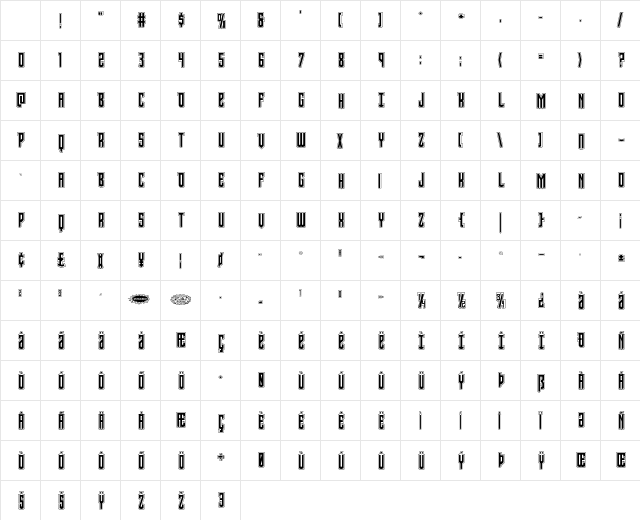 Viceroy of Deacons Academy Regular Character Map Viceroy of Deacons Academy Regular Character Map