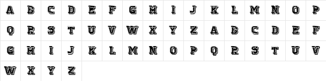 Viscosus Filled Regular Character Map