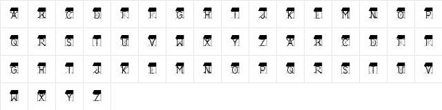 Vitruvian Box Regular Character Map
