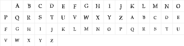 vtks expert Regular Character Map vtks expert Regular Character Map