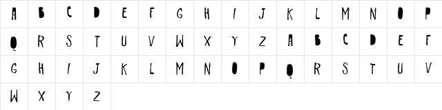 Vtks Krueza Regular Character Map