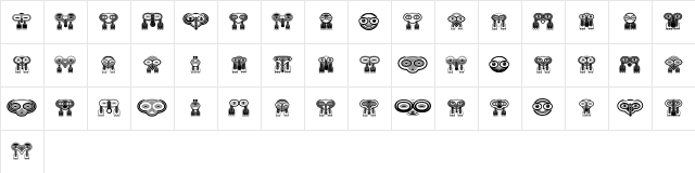 Wakazi Regular Character Map Wakazi Regular Character Map