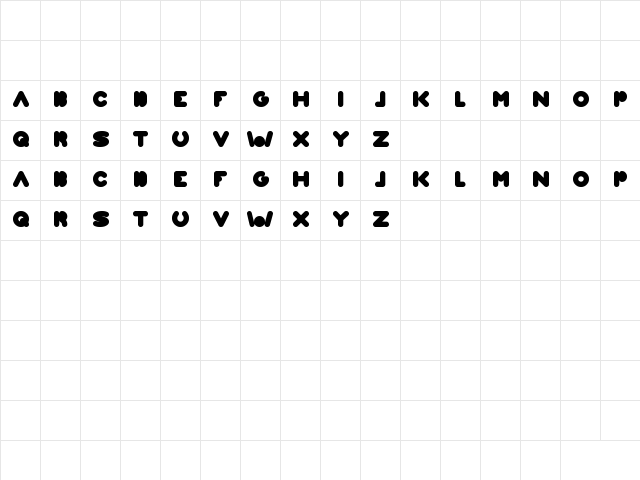 WEKNOW WORLD Regular Character Map WEKNOW WORLD Regular Character Map