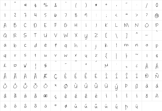 whatever it takes Regular Character Map