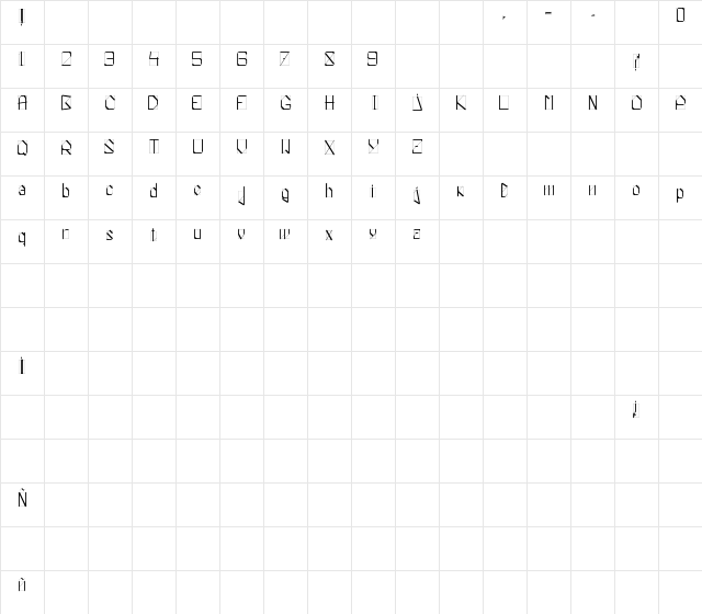 White-Knight Regular Character Map White-Knight Regular Character Map