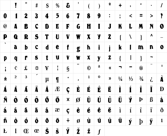 WildWorldNew62 Regular Character Map WildWorldNew62 Regular Character Map