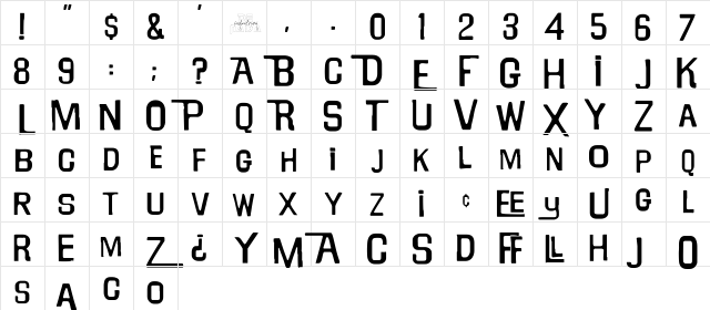 Will Regular Character Map