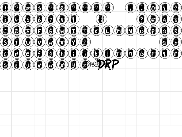 WILSON!* Regular Character Map