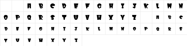 WinksFilled Regular Character Map