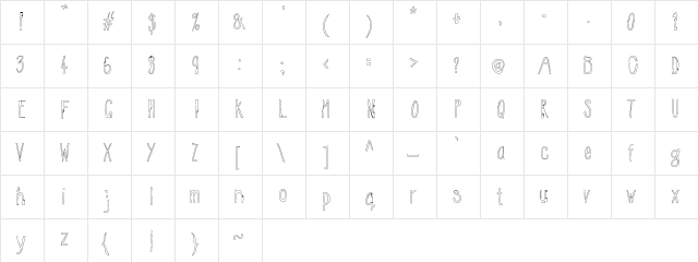 WSEgg Medium Character Map