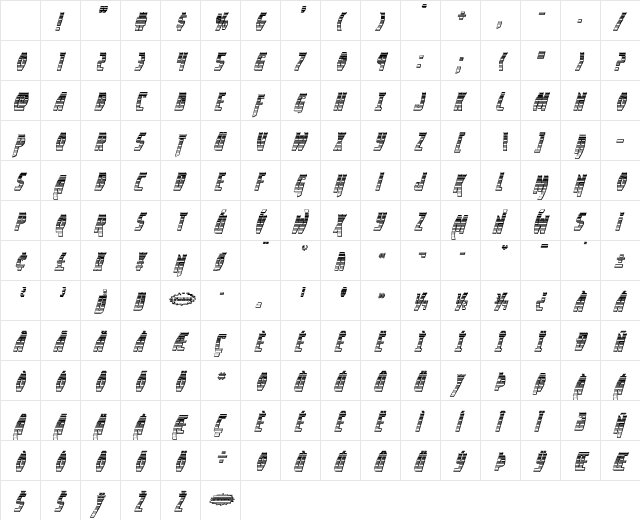 Yankee Clipper Chrome Italic Italic Character Map Yankee Clipper Chrome Italic Italic Character Map