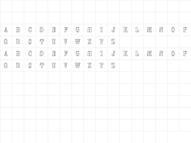 Yarrow Regular Character Map Yarrow Regular Character Map
