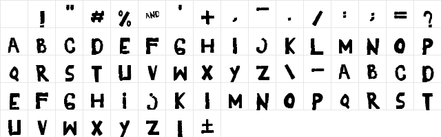 YES! Regular Character Map YES! Regular Character Map