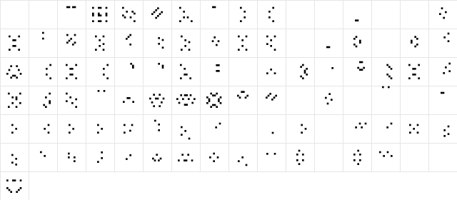 YetBumblerAlias Medium Character Map YetBumblerAlias Medium Character Map