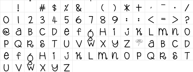 Yop_Pekabor Character Map Yop_Pekabor Character Map