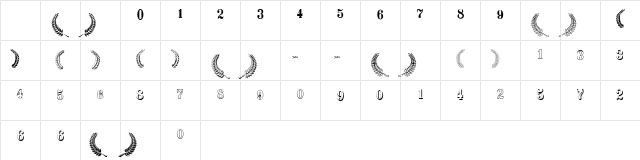 Youbilee Regular Character Map Youbilee Regular Character Map