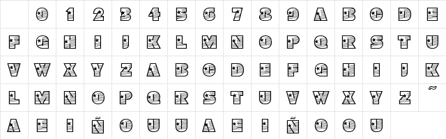 YoungStar Regular Character Map YoungStar Regular Character Map
