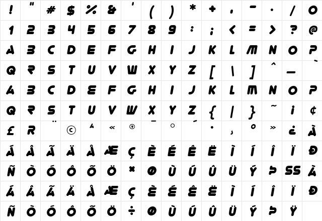 You're Gone Italic Character Map You're Gone Italic Character Map