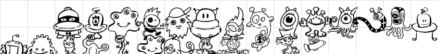 ZalienZ Regular Character Map