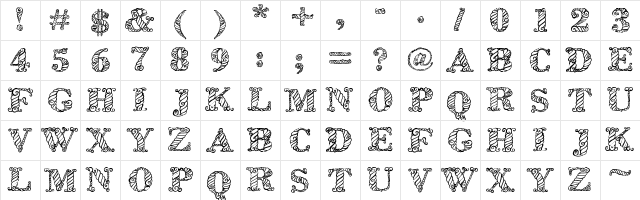 Zsynor Regular Character Map Zsynor Regular Character Map