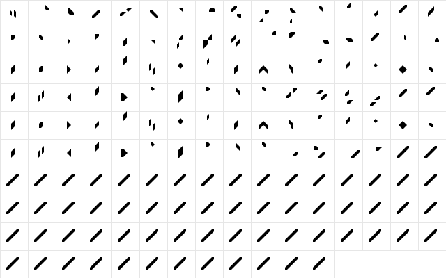 zuptype_SIM Regular Character Map