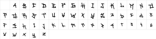 Sword Shit DEMO Regular Character Map Sword Shit DEMO Regular Character Map