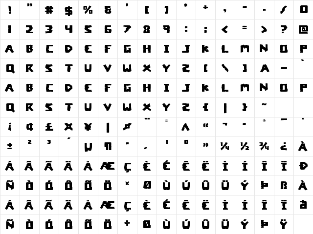 Coffin Stone Expanded Expanded Character Map Coffin Stone Expanded Expanded Character Map