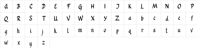 Khanaya FREE Regular Character Map Khanaya FREE Regular Character Map