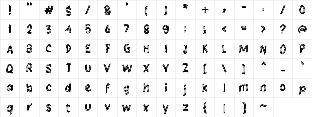 f Fluga Regular Character Map f Fluga Regular Character Map