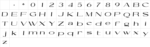 Cellofy ExtExp Ita Bold Italic Character Map Cellofy ExtExp Ita Bold Italic Character Map