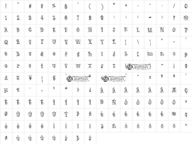 The Old Forest Outline Regular Character Map The Old Forest Outline Regular Character Map