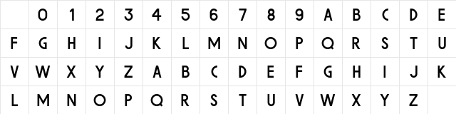 Meraki Regular Character Map Meraki Regular Character Map
