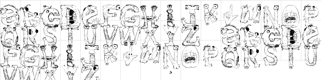 Chi font Regular Character Map