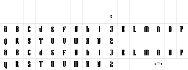 Avatar Bold Regular Character Map