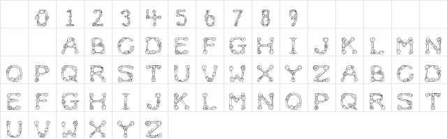 101! FlowerZ Regular Character Map