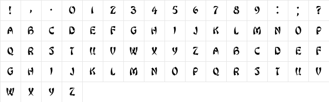 Sudoku Regular Character Map