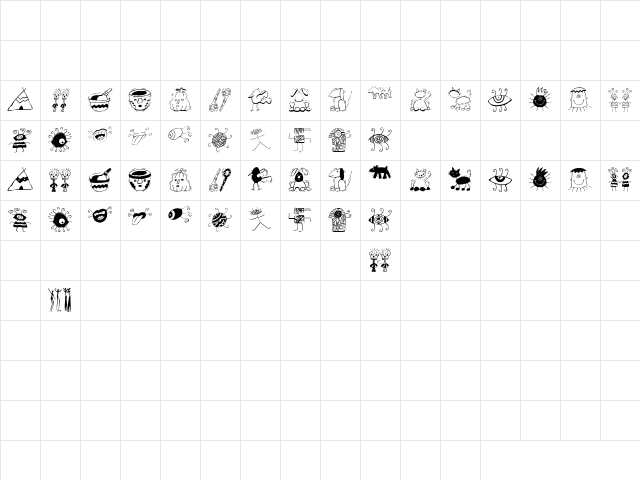 20thCenturyTwo Regular Character Map 20thCenturyTwo Regular Character Map