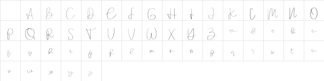 Founder Regular Character Map