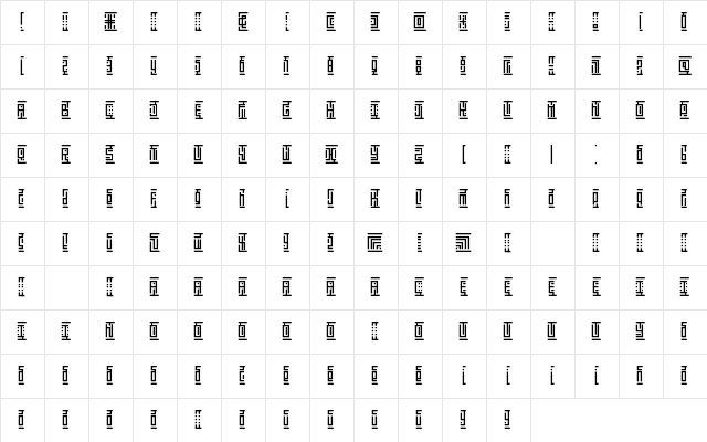 Kufication Root Regular Character Map Kufication Root Regular Character Map