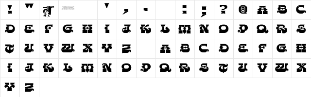 CHASE ZEN PUNJABI Regular Character Map
