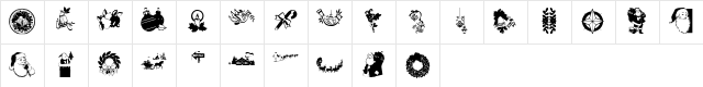 ryp_xmas2 Regular Character Map