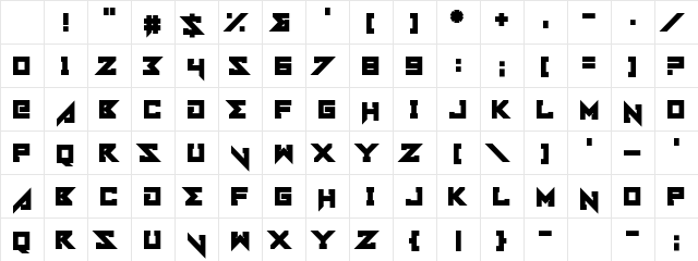 Be A St. Regular Character Map Be A St. Regular Character Map