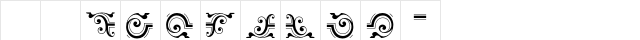 Fleuron Regular Character Map Fleuron Regular Character Map